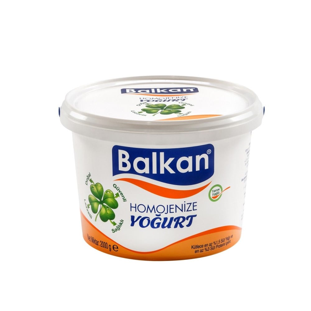 Balkan Yoğurt Yarım Yağlı 2000 gr