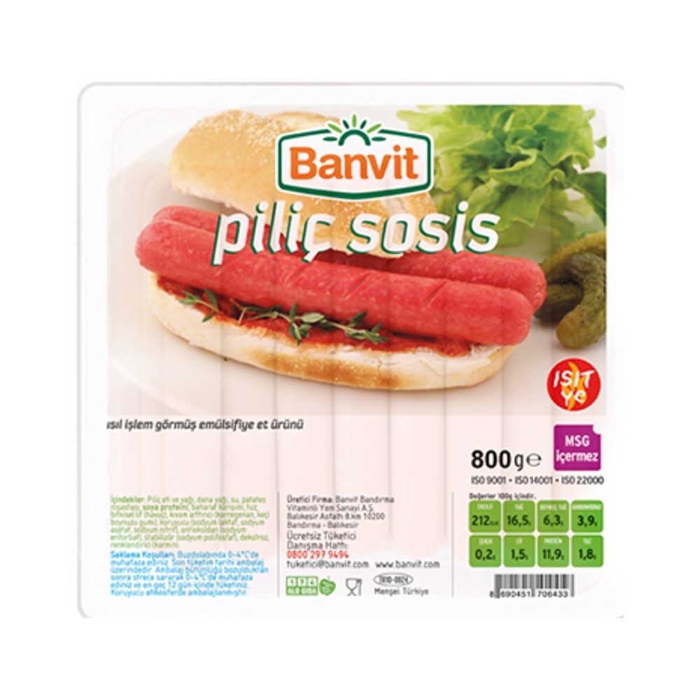 Banvit Kokteyl Sosis 1000gr(70642)