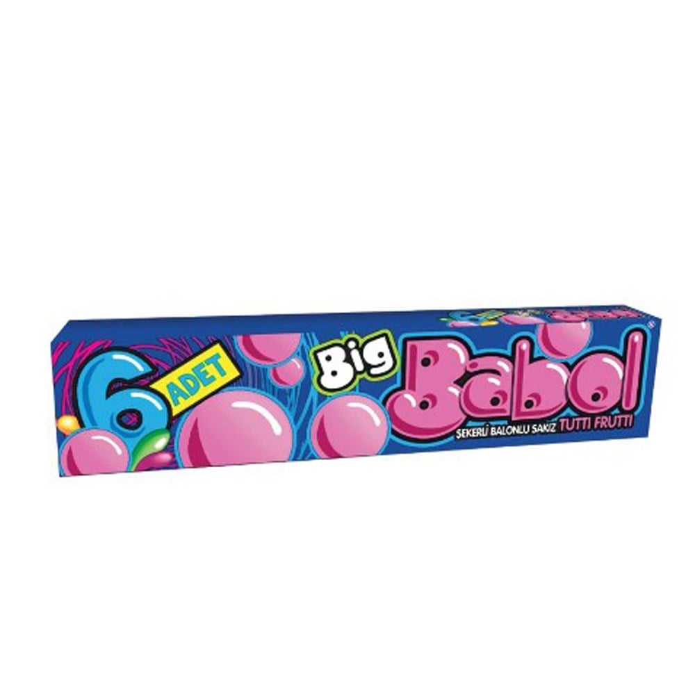 Big Babol Tutti Frutti Sakız 6'lı 27 gr