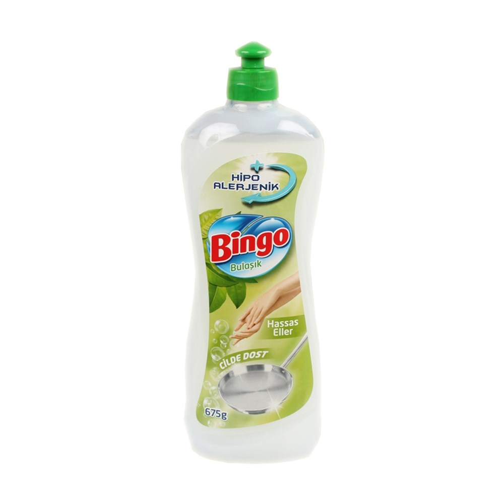 Bingo Hassas Eller Sıvı Bulaşık Deterjanı 675 ml