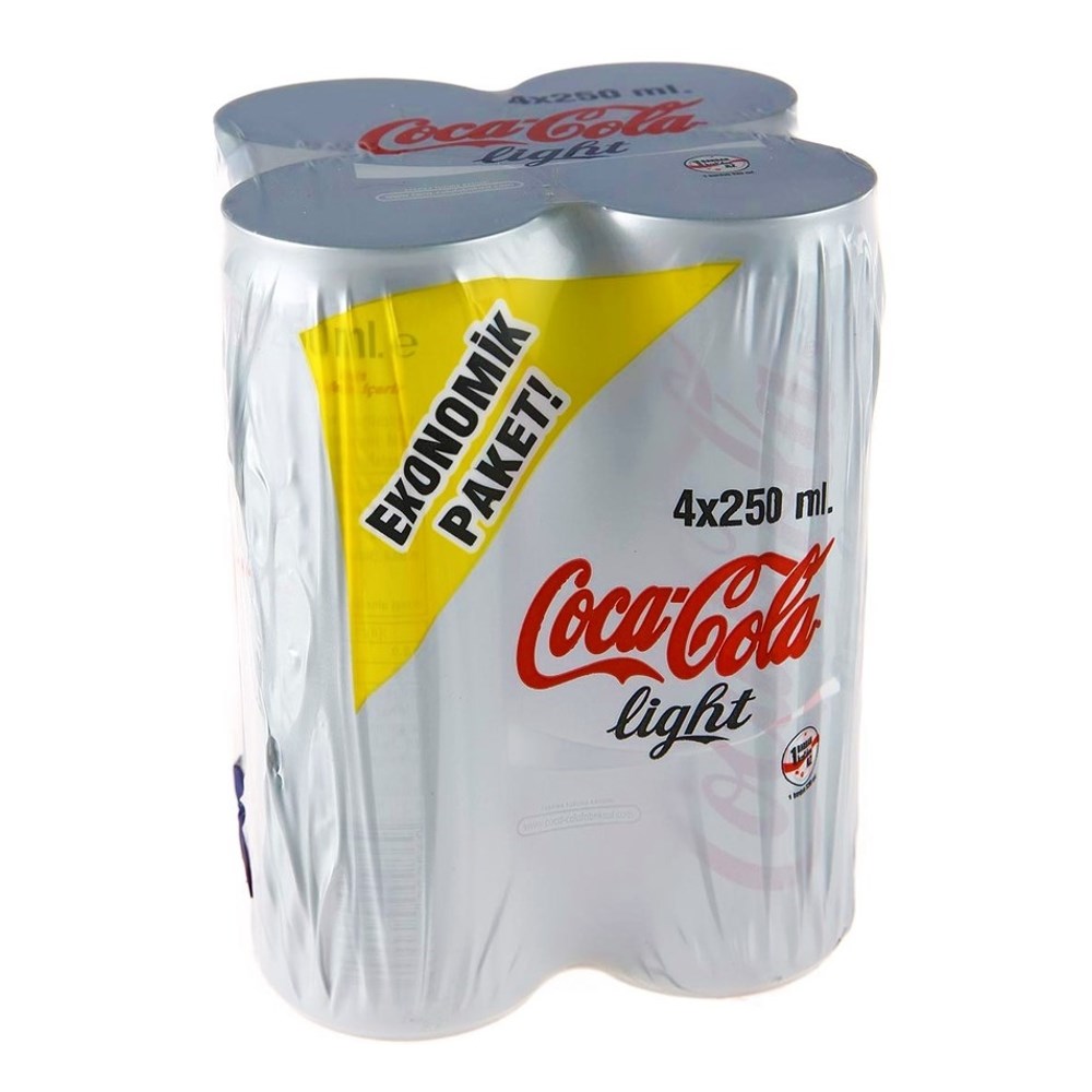 Coca Cola Light Kutu 4x250 ml