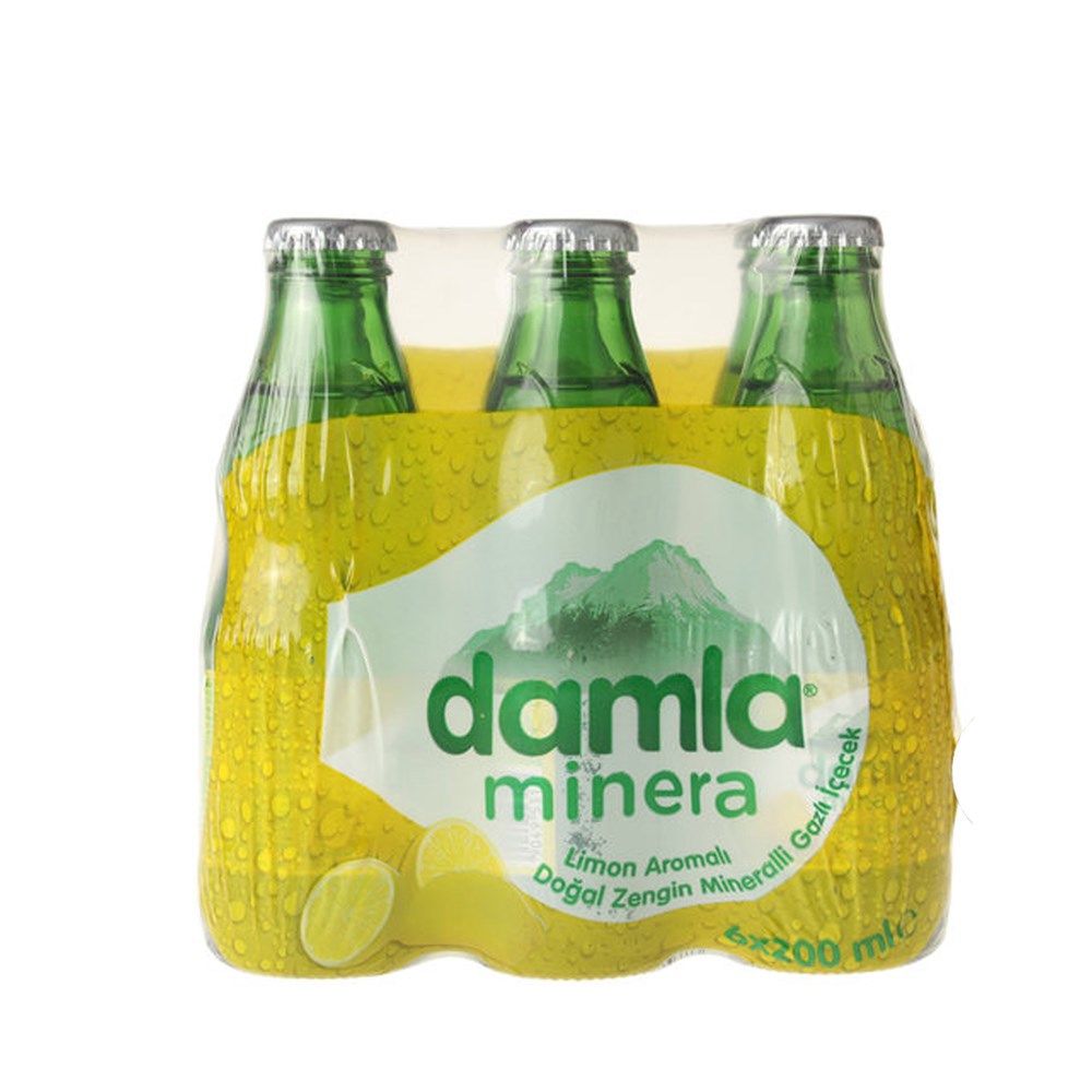 Damla Minera Soda Limon 6x200 ml