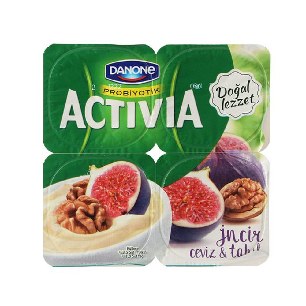 DANONE ACTIVIA INCIR CEVIZ 4X100 GR - Altunbilekler.com