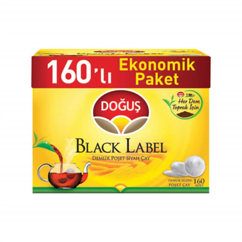Doğuş Black Label Demlik Poşet Çay 160'Lı 512 G
