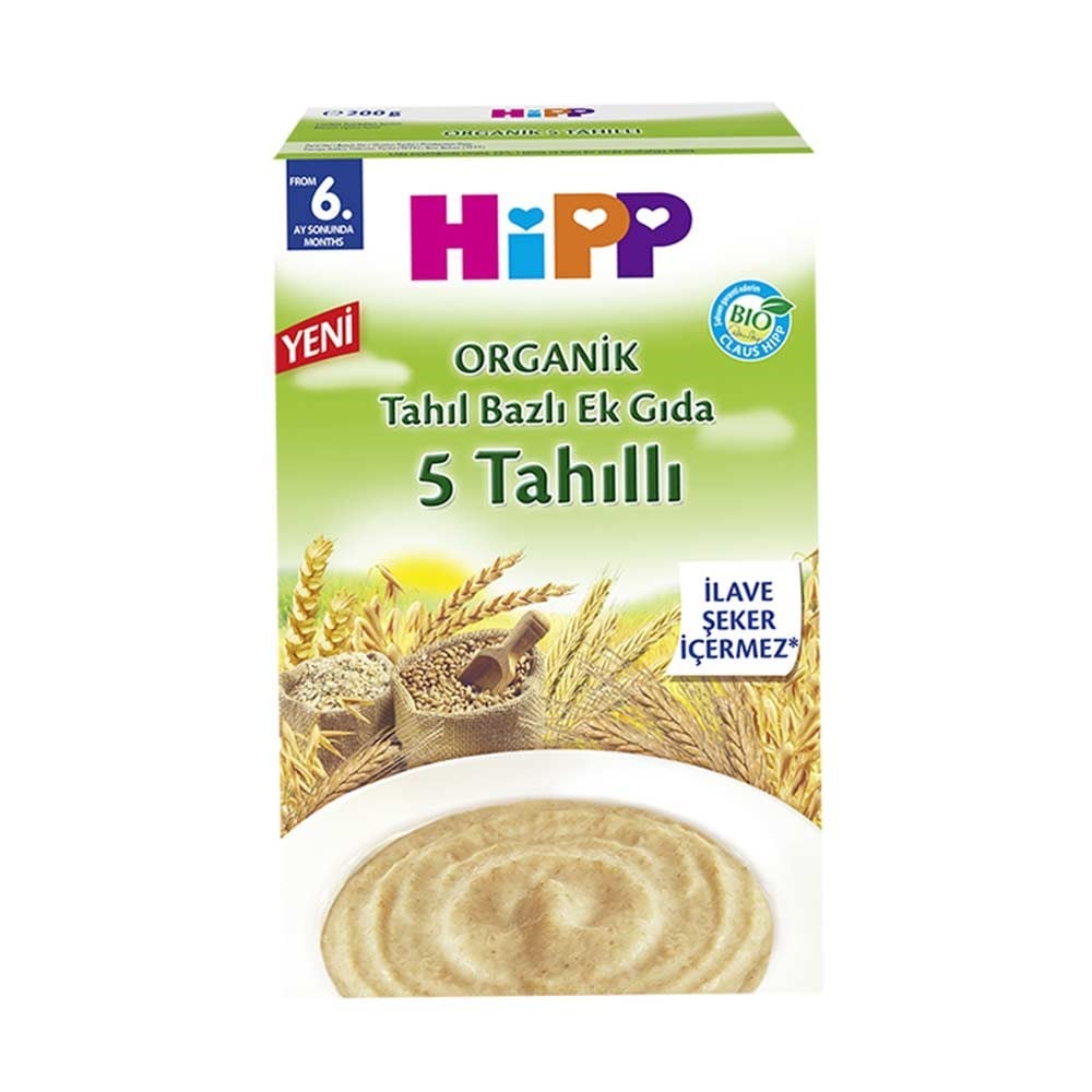 Hipp Organik 5 Tahıllı 200 gr