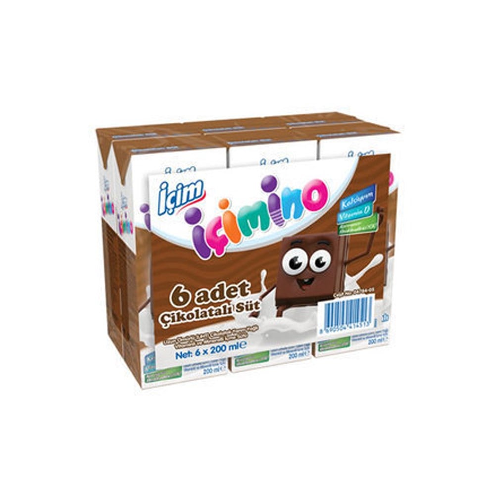 İçim İçimino Süt Çikolata 6x200 ml