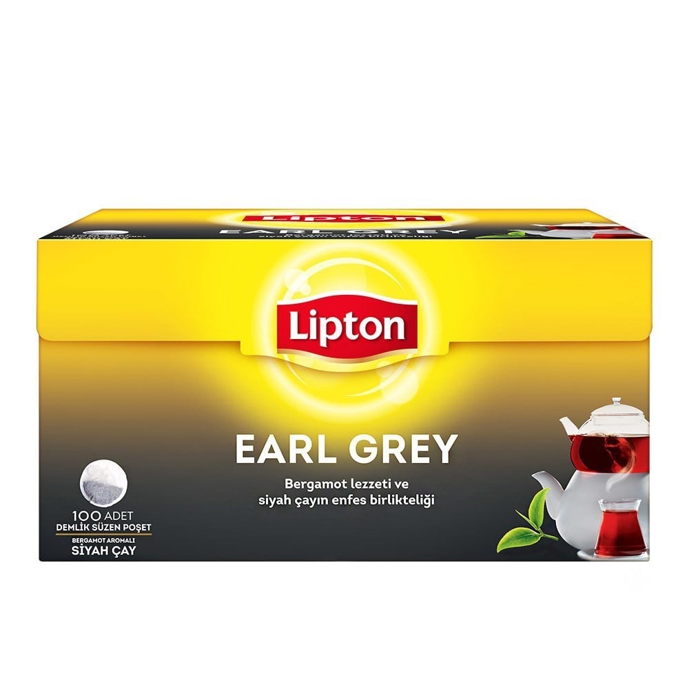 Lipton Earl Grey Demlik Poşet 100'lü