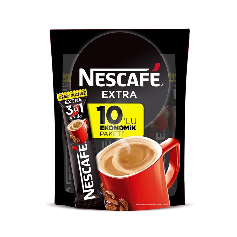 Nescafe 3'ü 1 Arada Extra Multipack