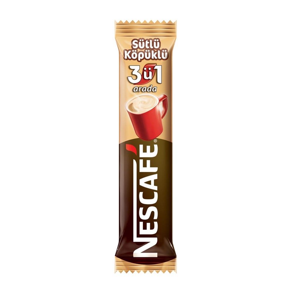 Nescafe 3'ü 1 Arada Sütlü Köpüklü 15,2 gr