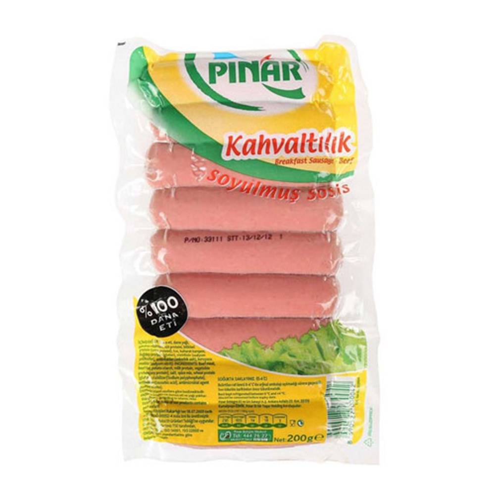 PINAR SOSIS 200 GR KAHVALTILIK