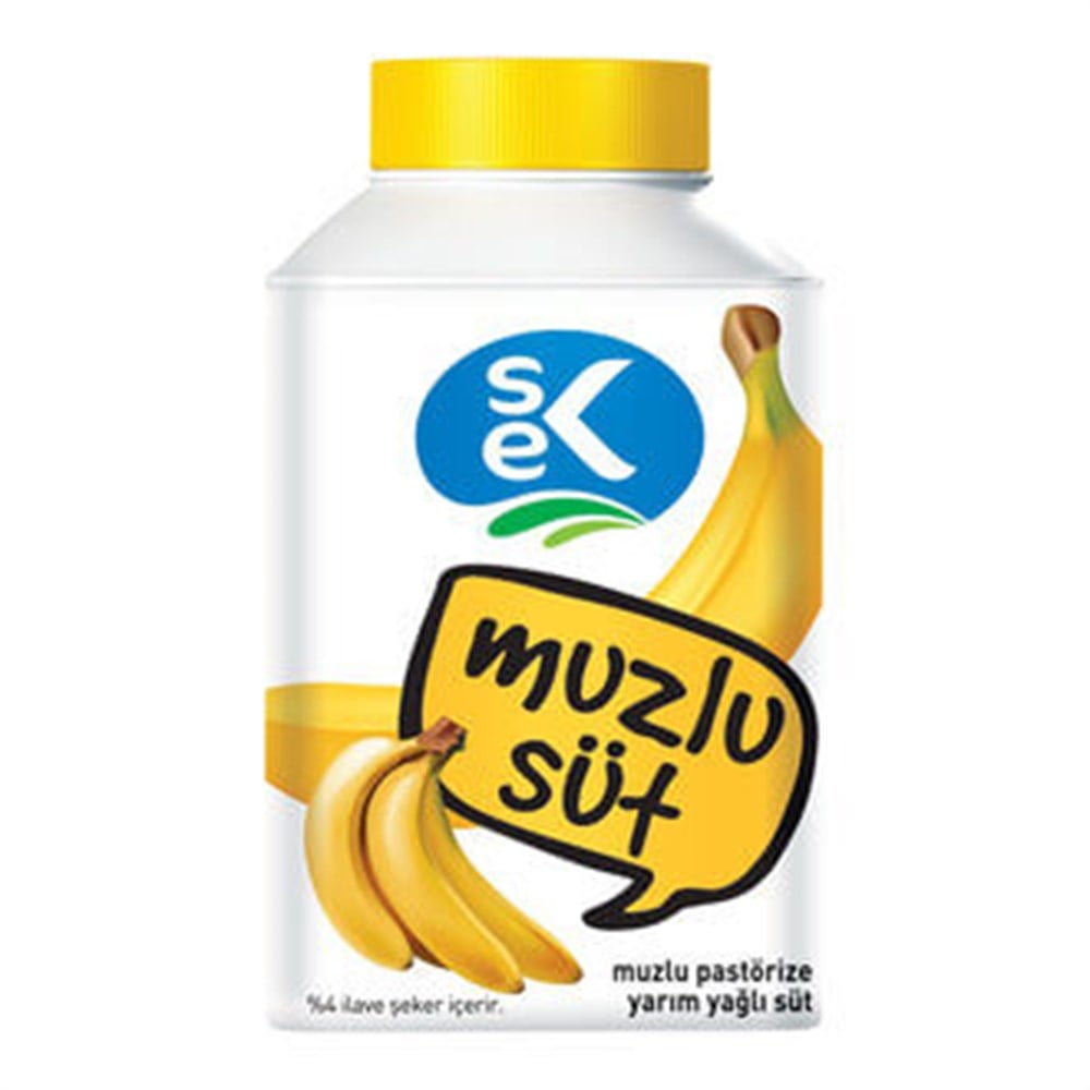 SEK SUT PASTORIZE MUZLU 200 ML