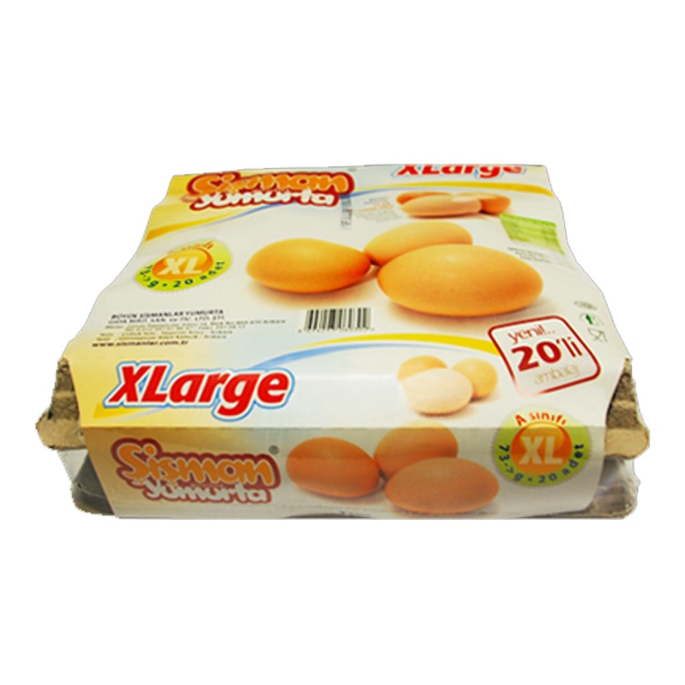 Şişman Yumurta 20'li XL