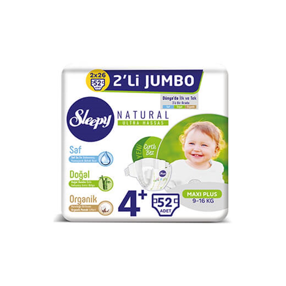 Sleepy 2 Li Jumbo 52li Maxi Plus 4+