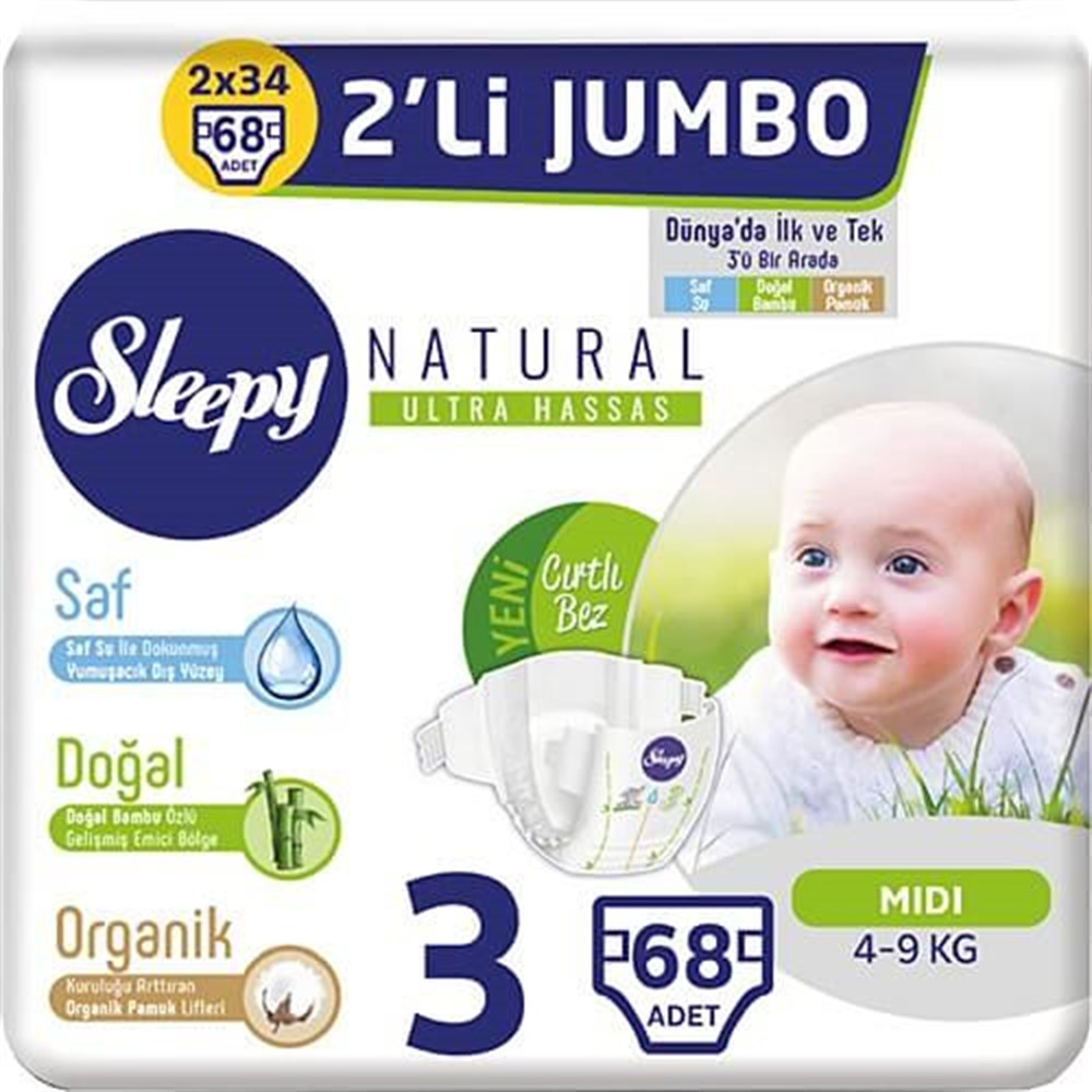 Sleepy 2 Li Jumbo 68li Midi