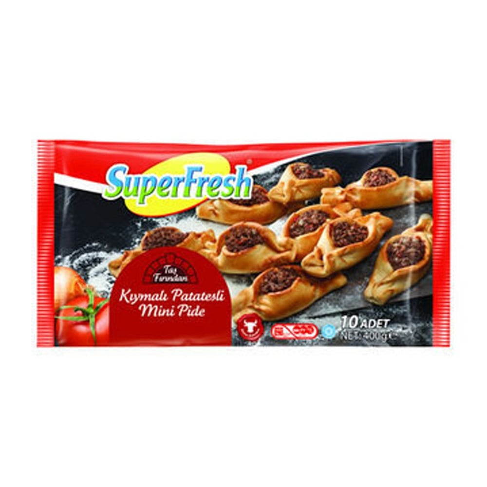 Superfresh Kıymalı Patates Mini Pide 400 gr