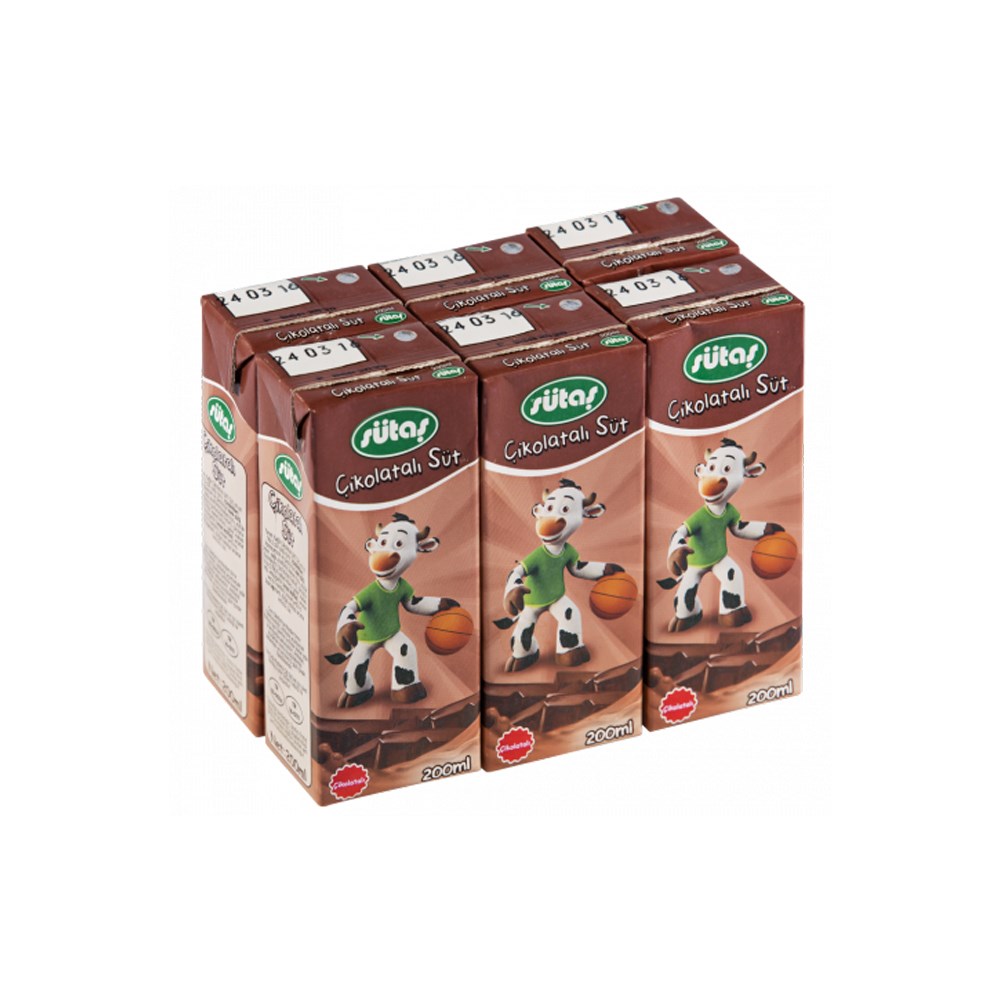 Sütaş Çikolatalı Süt 6x200 ml