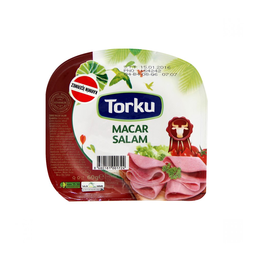 Torku Dilimli Salam 60 gr