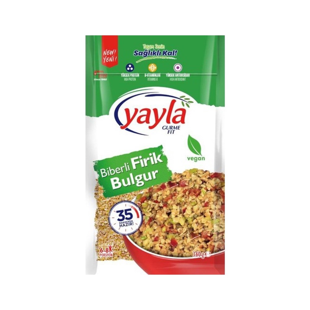 YAYLA GURME FIT BIBERLI FIRIK BULGR 360G