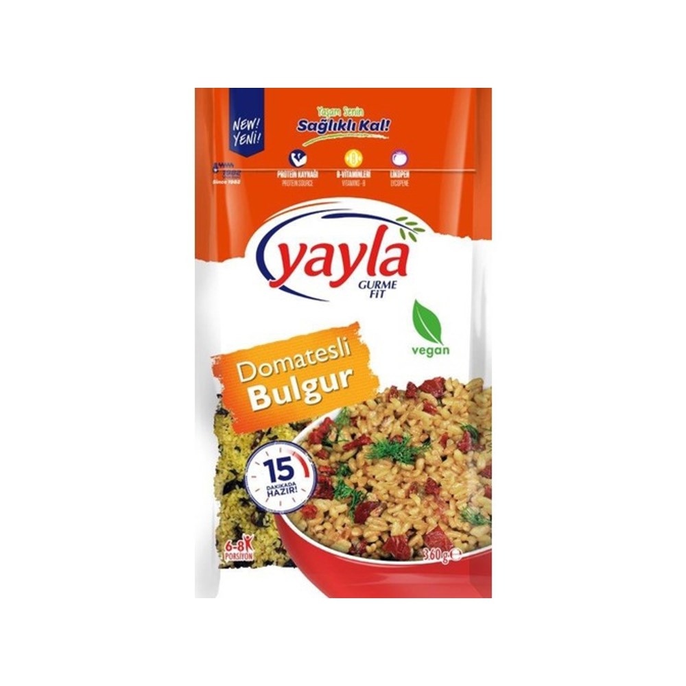 YAYLA GURME FIT DOMATESLI BULGUR 360 GR