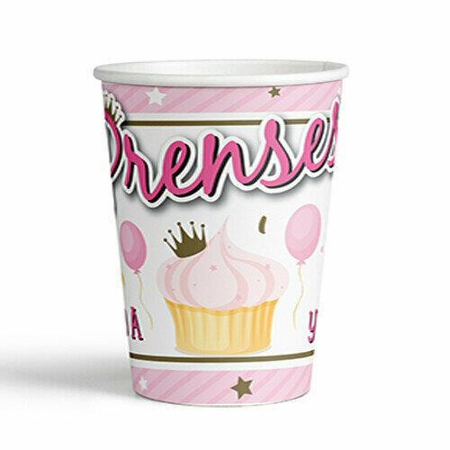 KBK Market 1 Yaş Pembe Bardak 8 Adet
