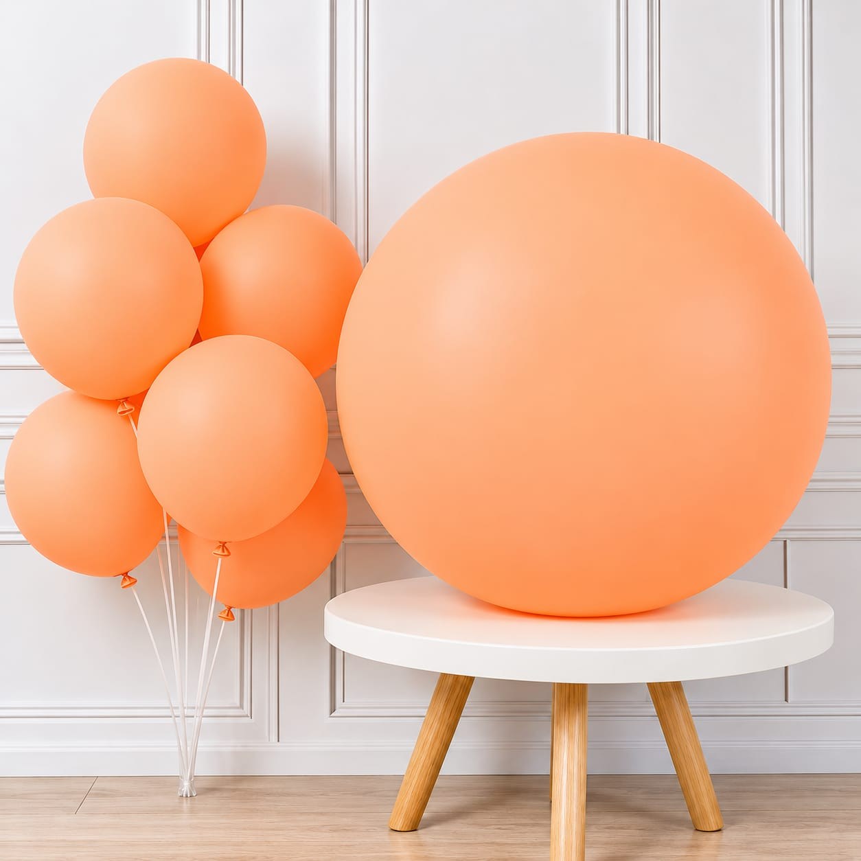 KBK Market 18 inç  Makaron Turuncu Jumbo Balon 1 Adet