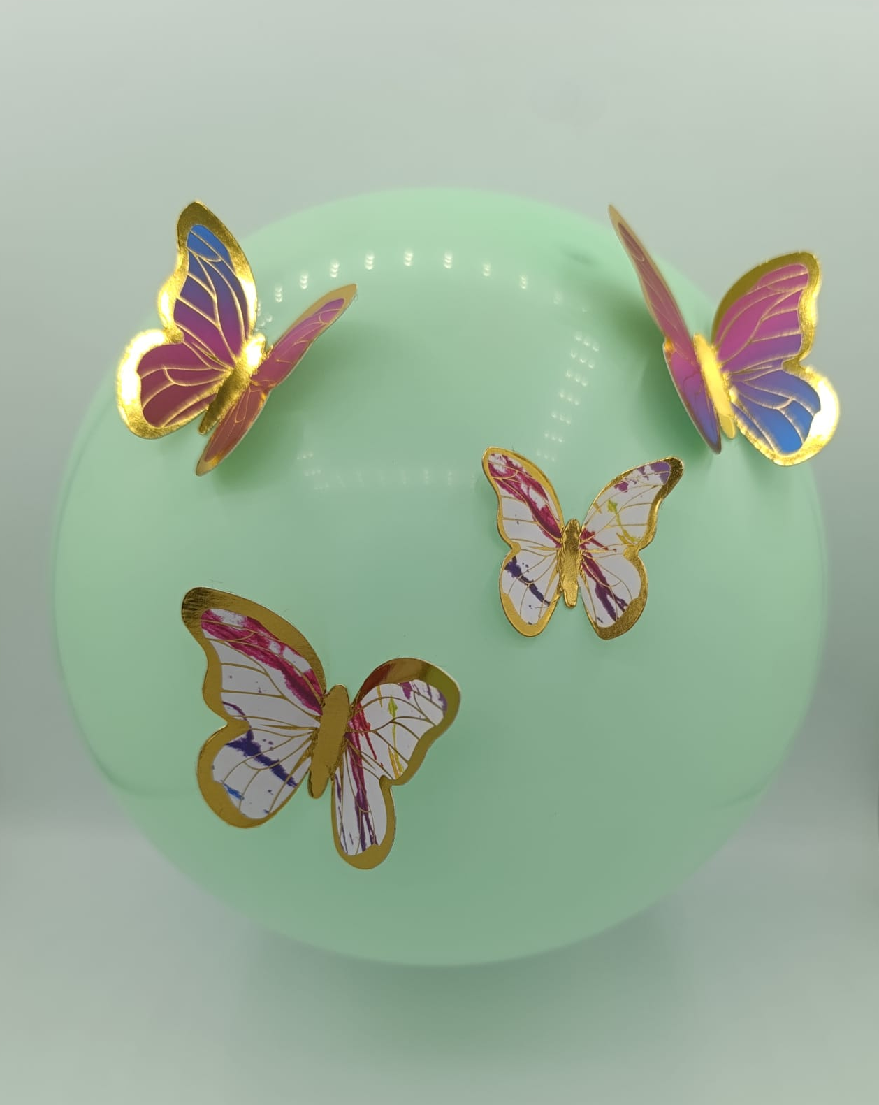 KBK Market 3D Kelebek Figürü Karışık Renk 21'li