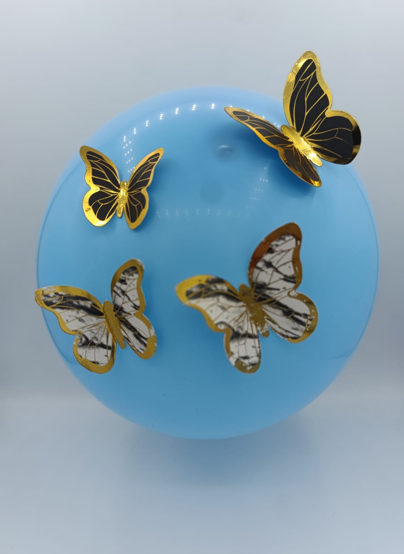 KBK Market 3D Kelebek Figürü Siyah 21'li
