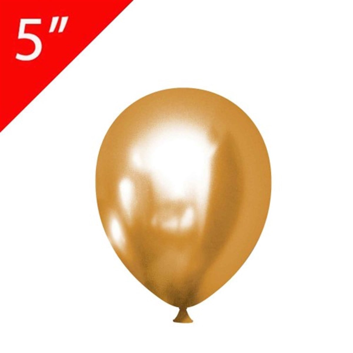 KBK Market 5 inç  Balon Altın 10 Adet ( küçük boy )