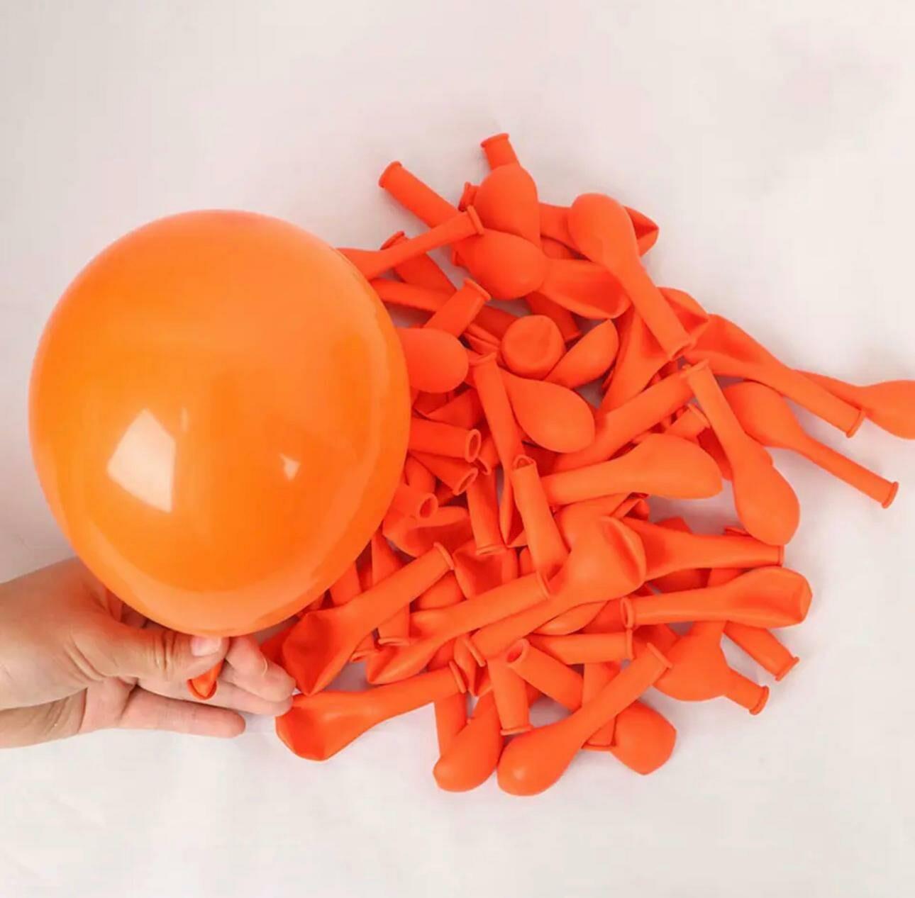 KBK Market 5 inç Balon Turuncu 25 Adet(Küçük Boy) 