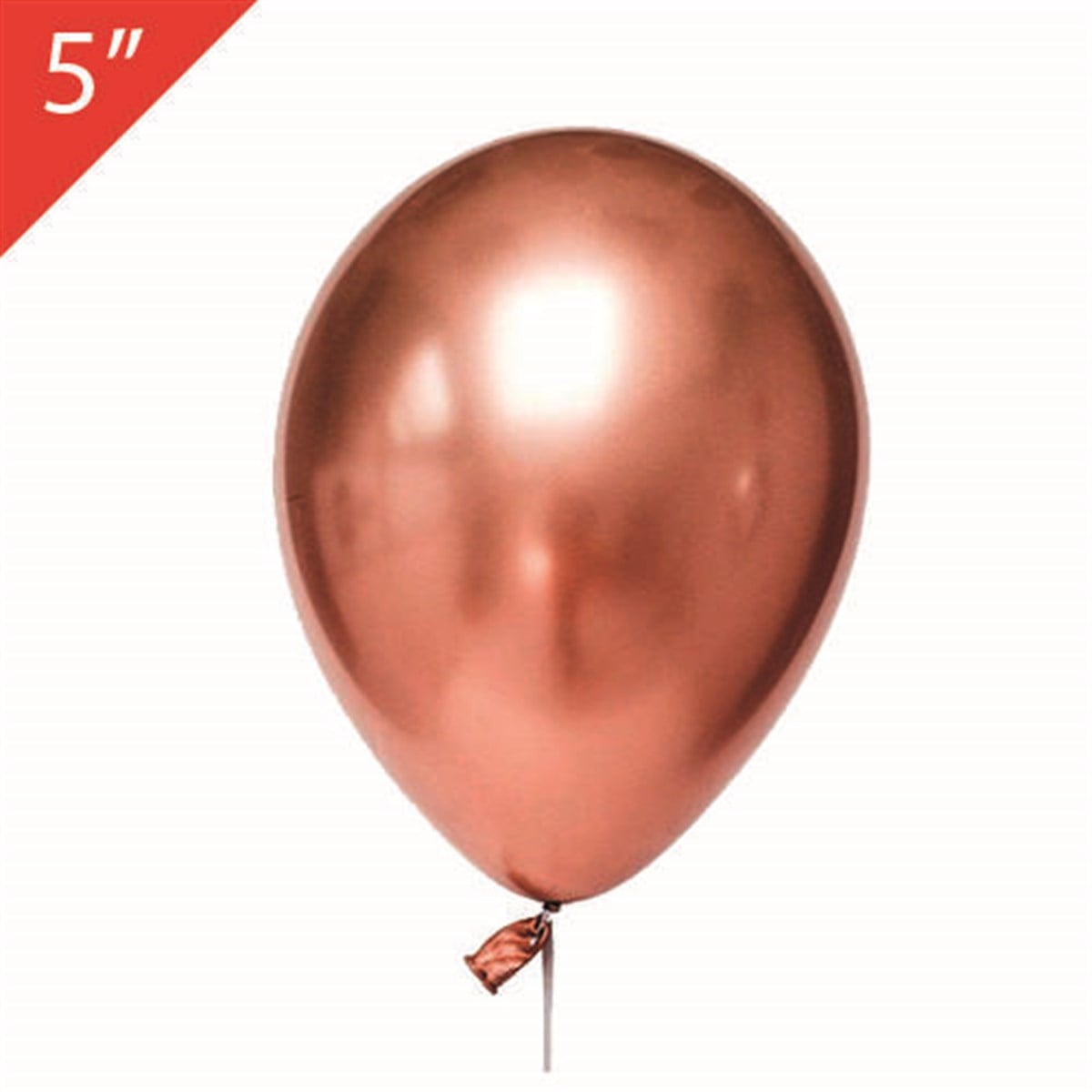 KBK Market 5 inç Krom Balon Rose 10 Adet ( küçük boy )
