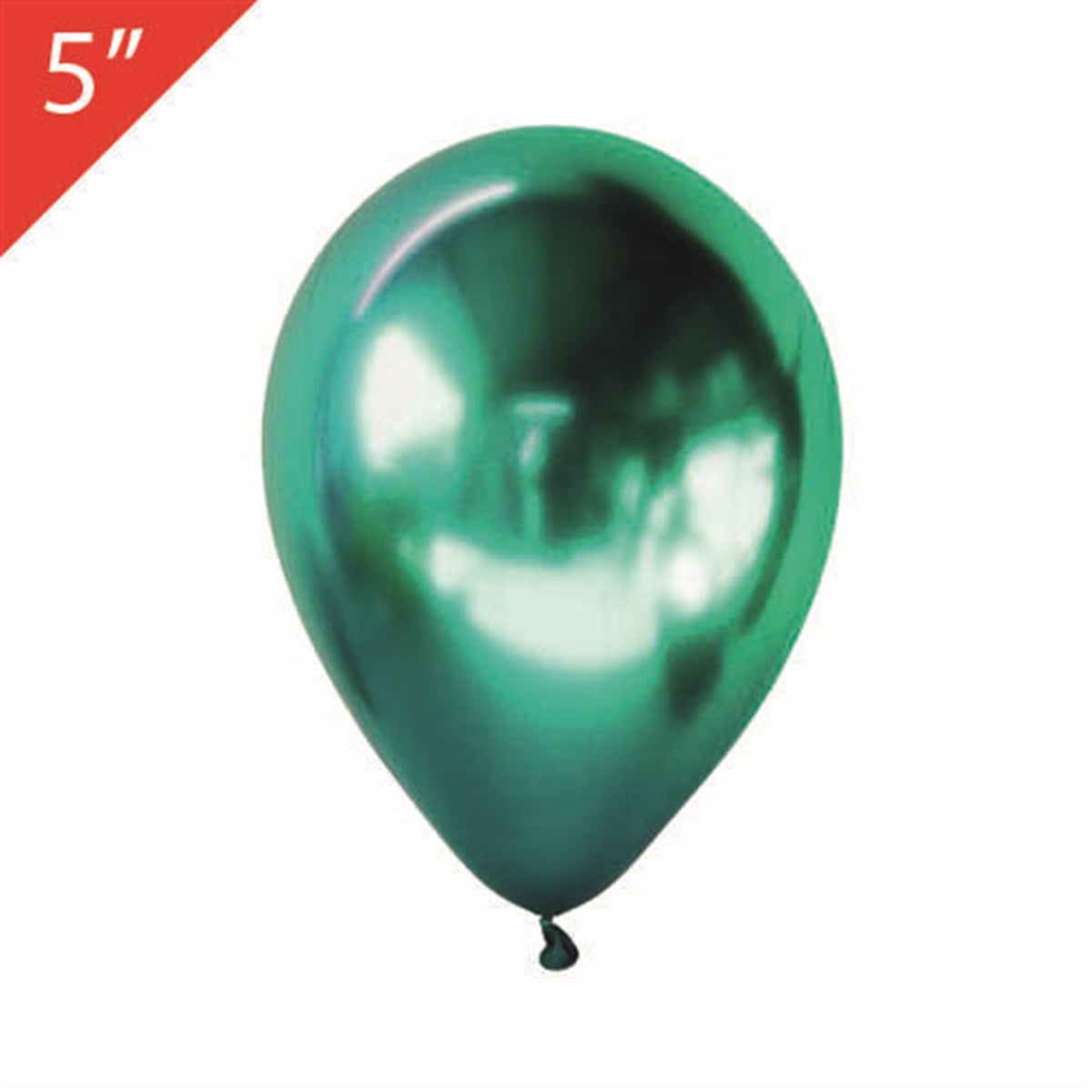 KBK Market 5 inç Krom Balon Yeşil 25 Adet ( küçük boy )