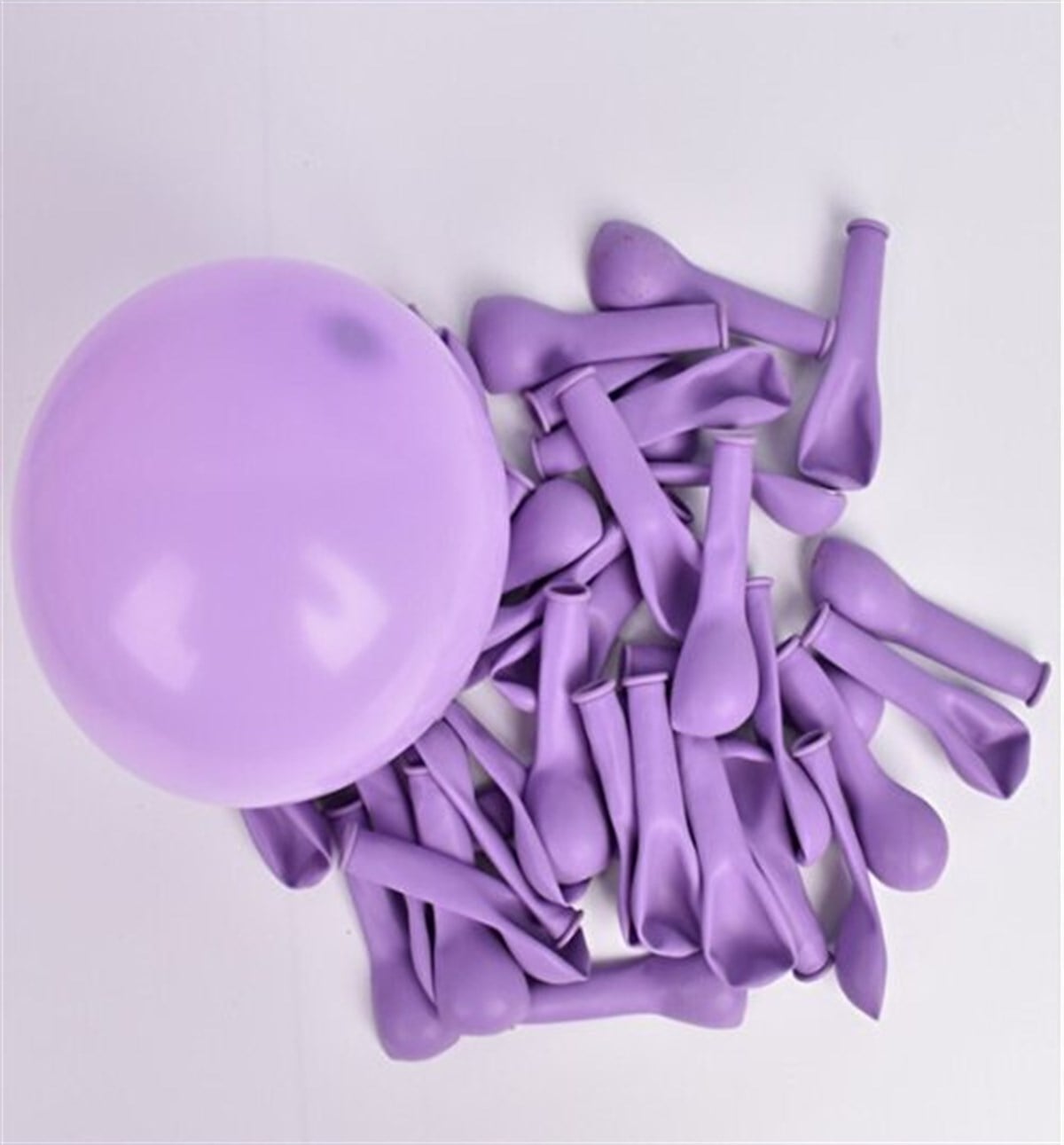 KBK Market 5 inç Makaron Balon Lila 25 Adet ( küçük boy )