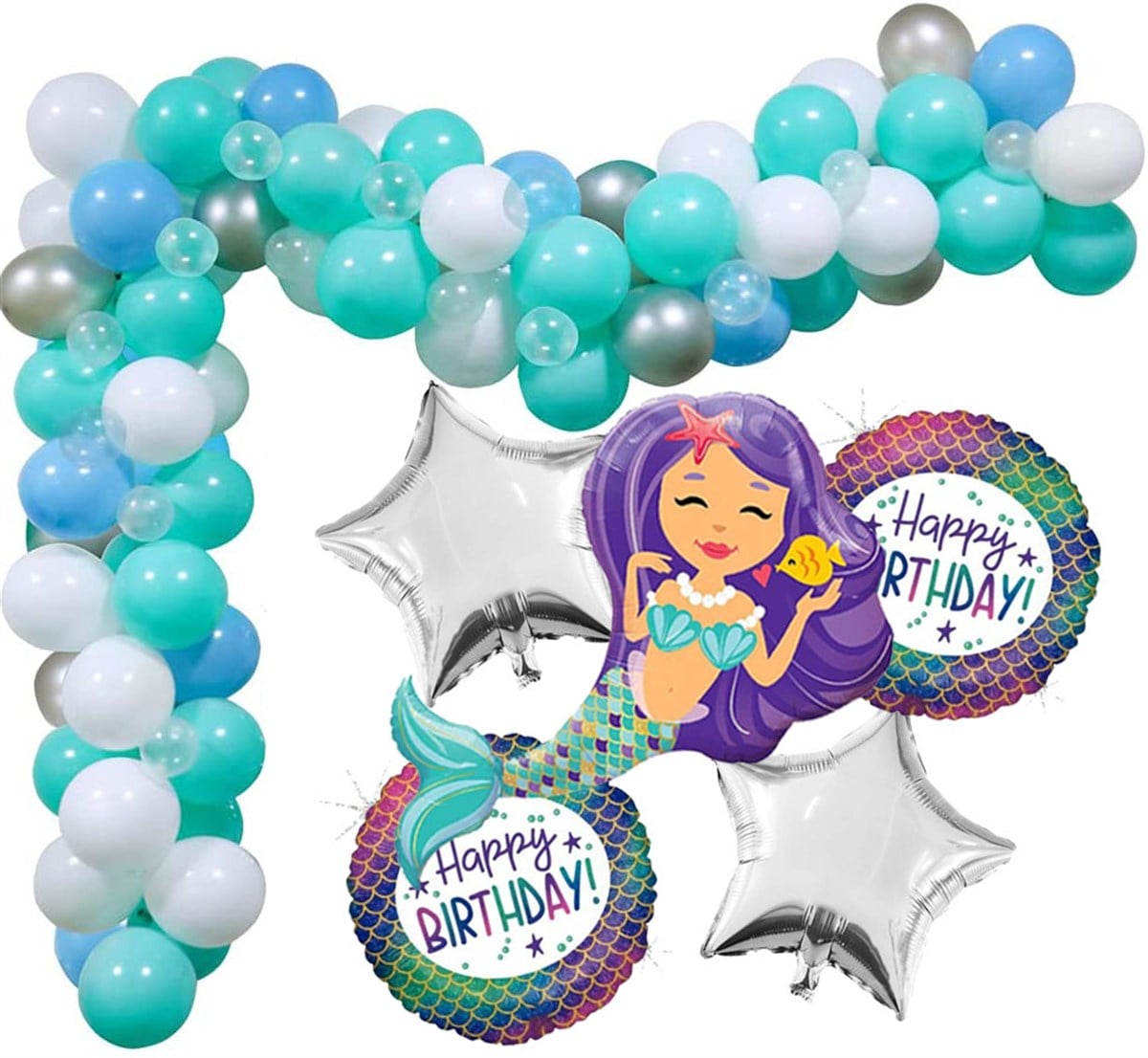 KBK Market Deniz Kızı Balon Seti 
