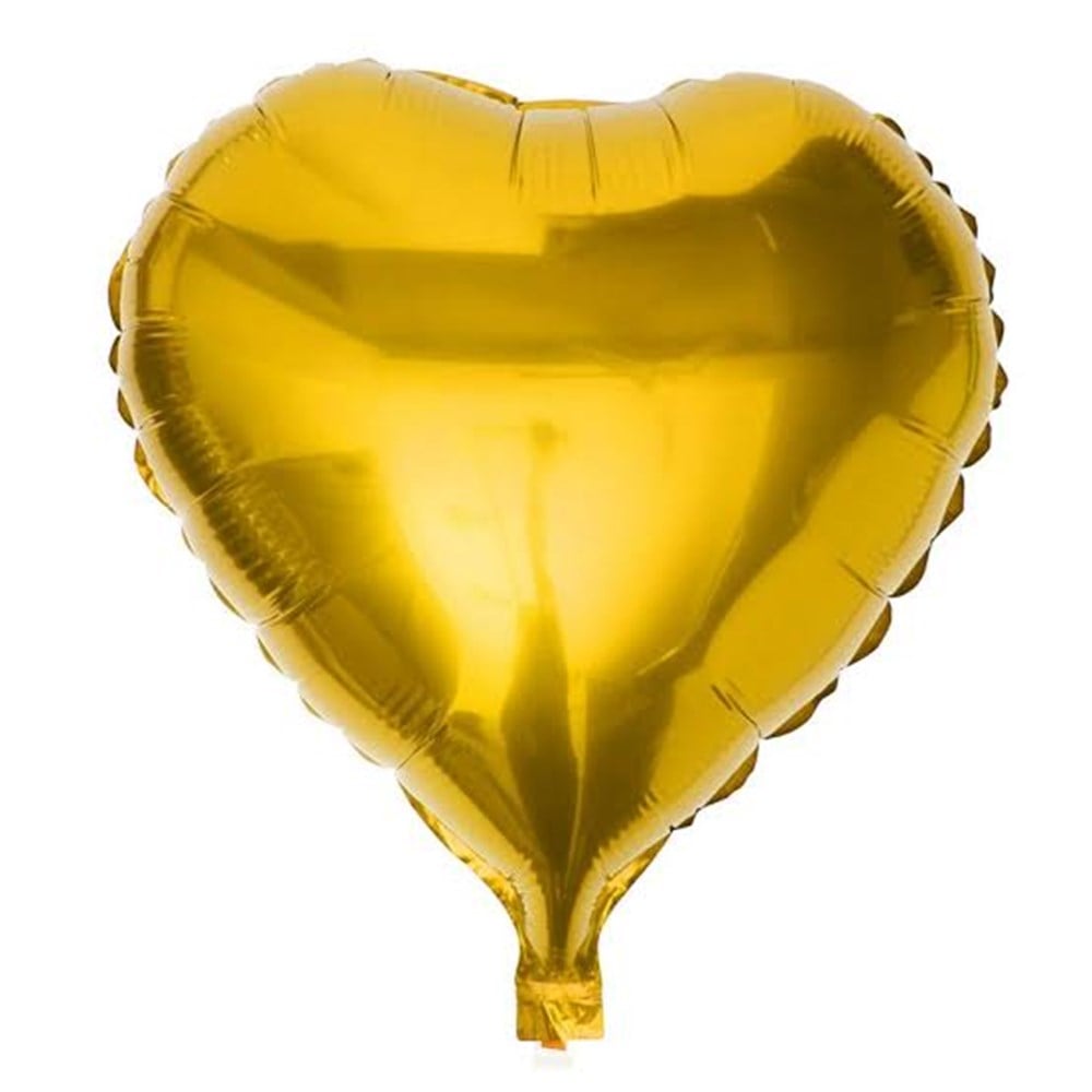 KBK Market Folyo Kalp Balon 45 cm  Altın