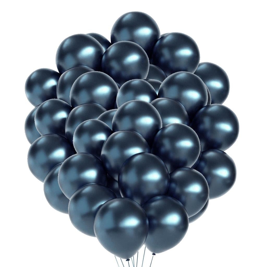 KBK Market Gece Mavisi Krom Balon 25 Adet 