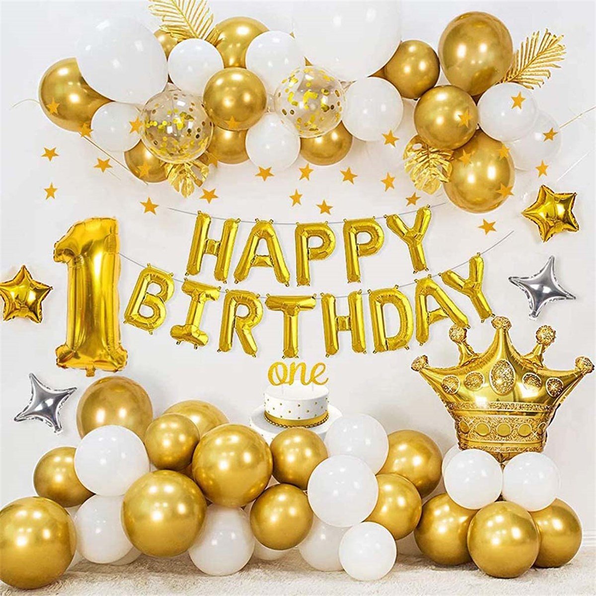 KBK Market Happy Birthday Folyo Balon Doğum Günü Seti