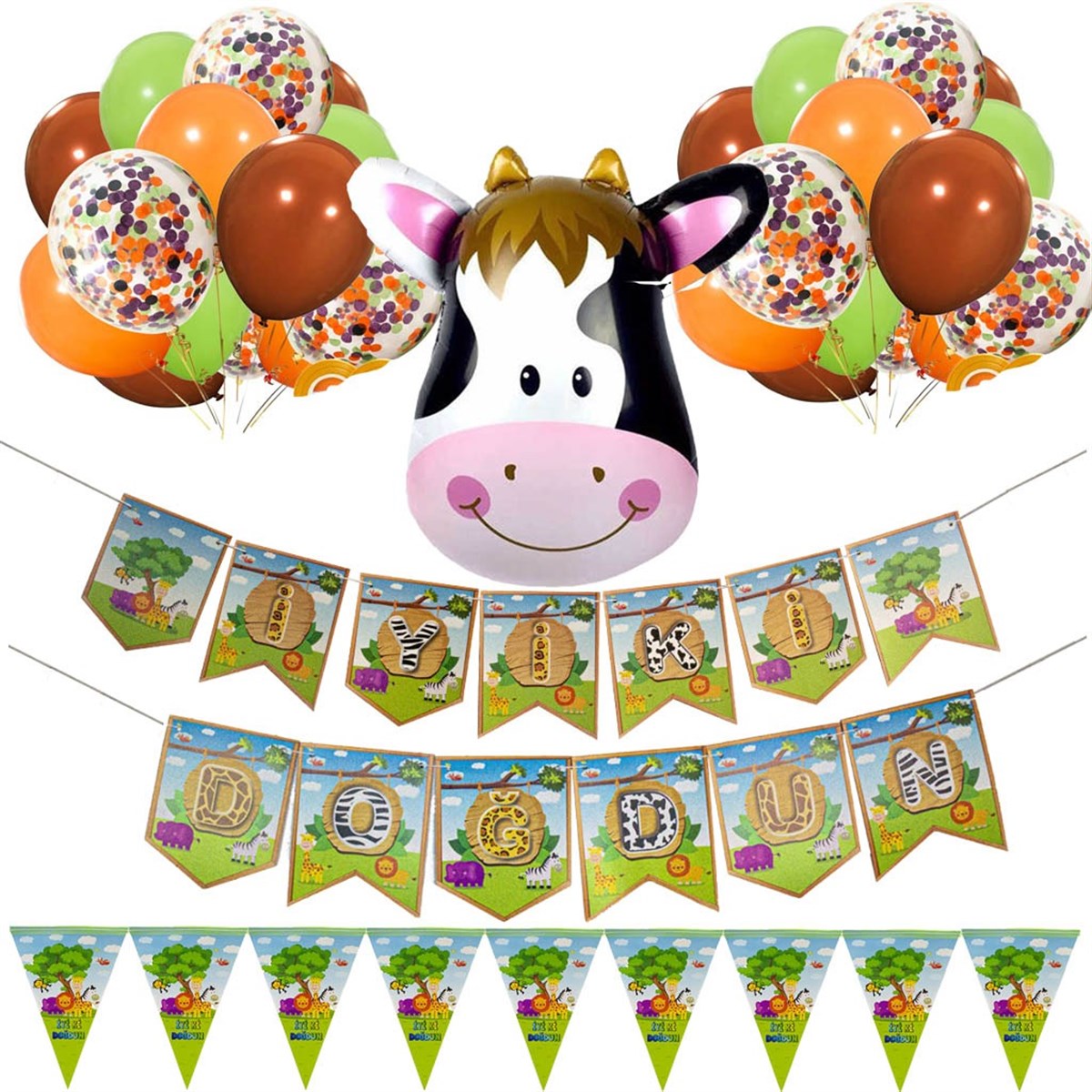 KBK Market İnek Safari Balon Seti