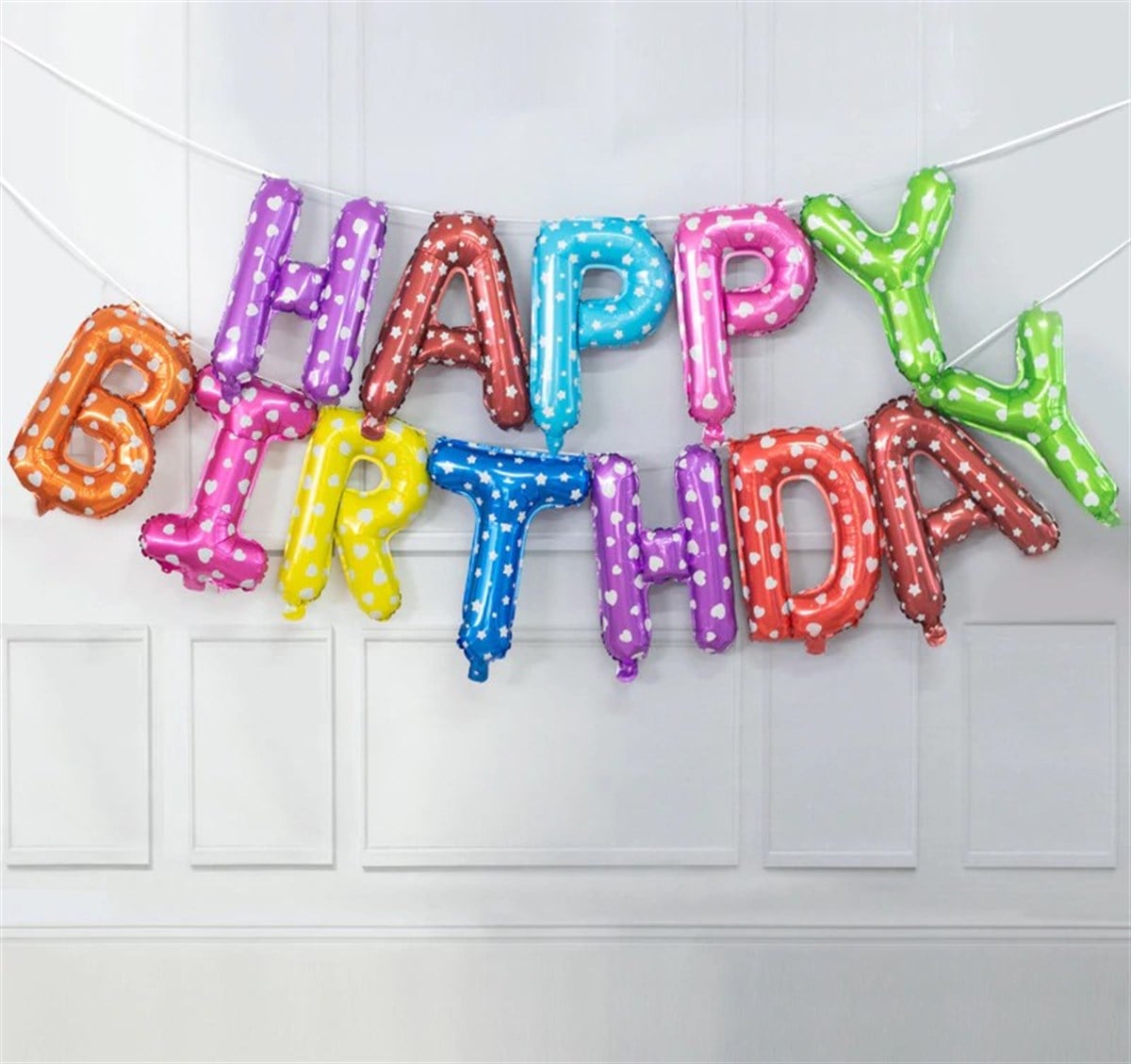 KBK Market Karısık Happy Birthday Balon Seti- Doğum Günü Balon Seti