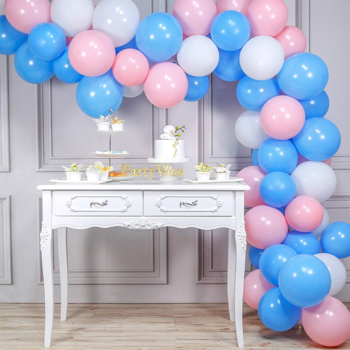 Kbk Market Karışık Renk Balon Zinciri Seti