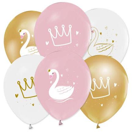 KBK Market Kuğu Baskılı Balon 25 Adet 