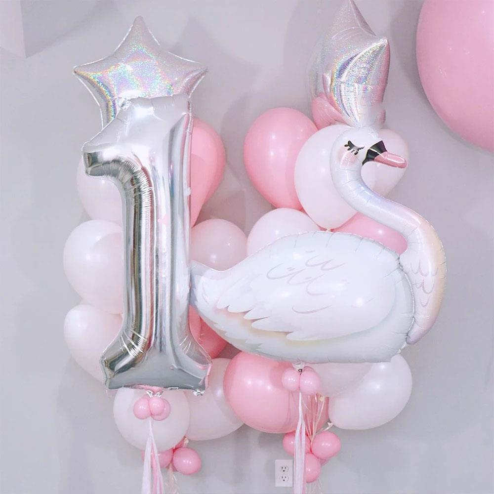 KBK Market Kuğu Folyo Balon Seti