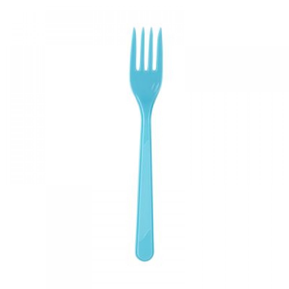 KBK Market Mavi Plastik Çatal-25 Adet
