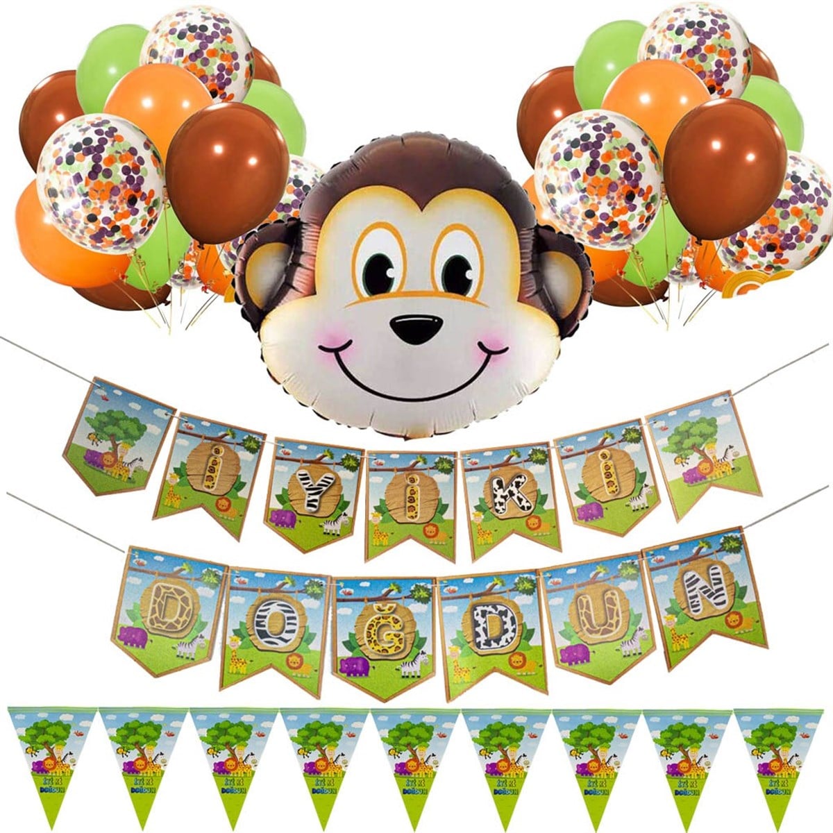 KBK Market Maymun Safari Balon Seti