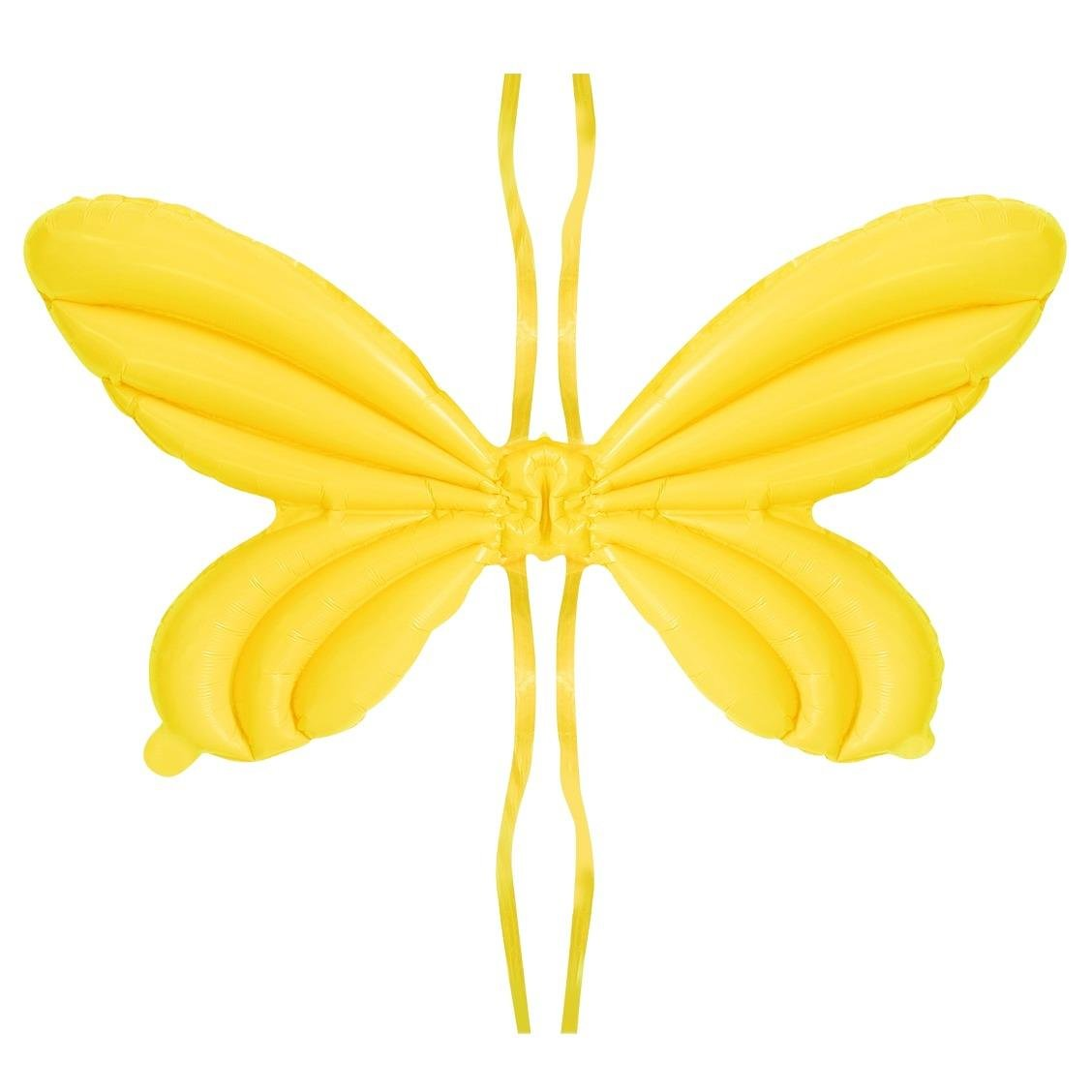 KBK Market Melek Kanadı Kelebek Folyo Balon Sarı 84 cm