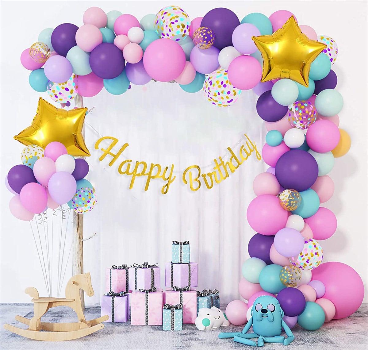 KBK Market Pastel Balon Zinciri Seti 