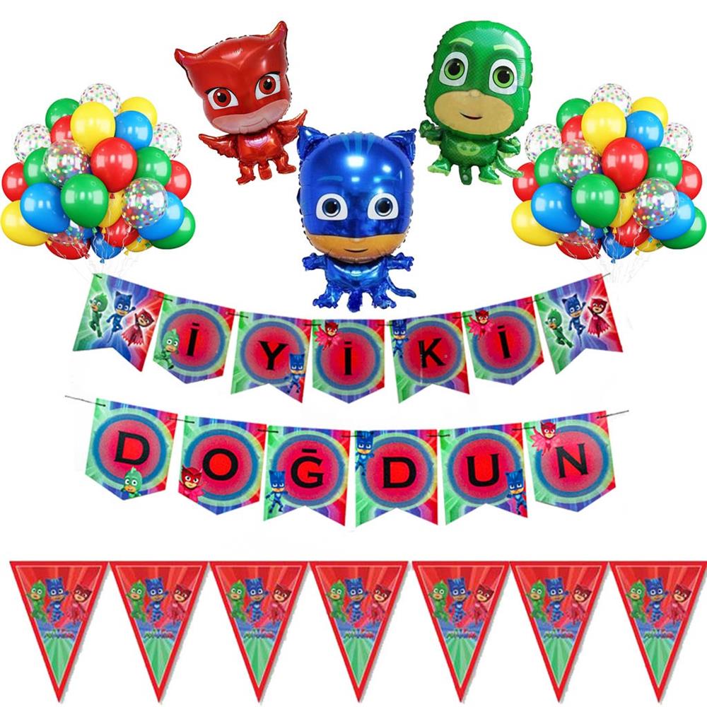 KBK Market PJ Maskeliler Folyo Balon Seti 
