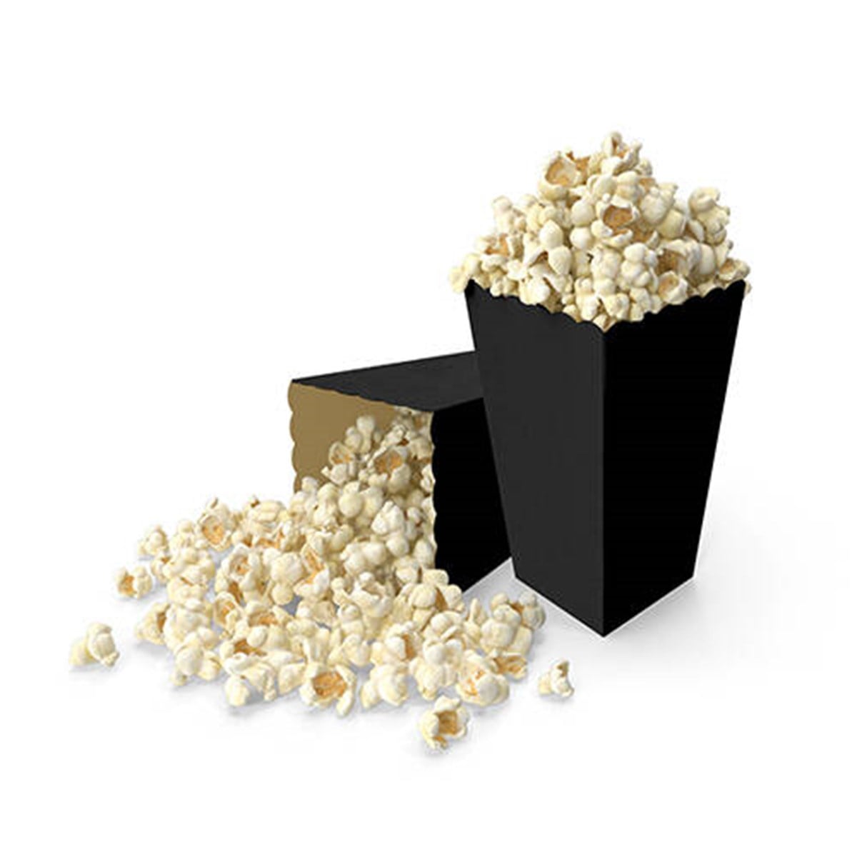 KBK Market Popcorn Mısır Kutusu Siyah