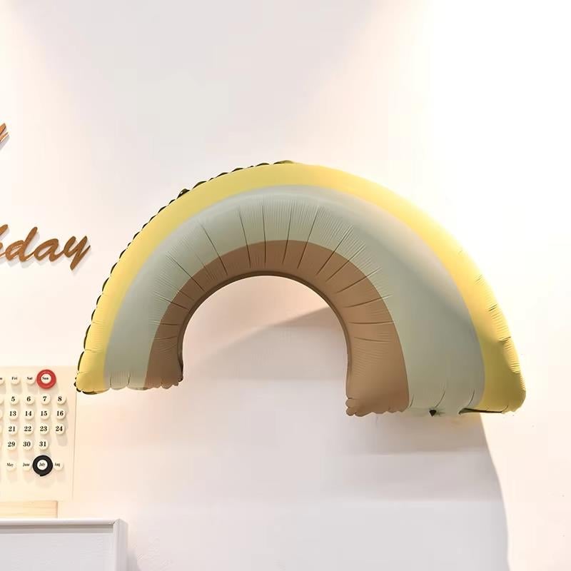 KBK Market Retro Folyo Gökkuşağı Balon 81x44 cm