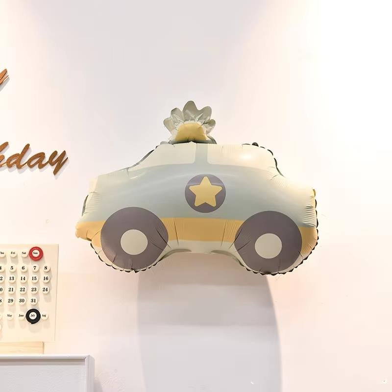 KBK Market Retro Folyo Polis Arabası Balon 60x56 cm