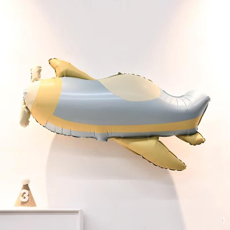 KBK Market Retro Folyo Uçak Balon 78x42 cm